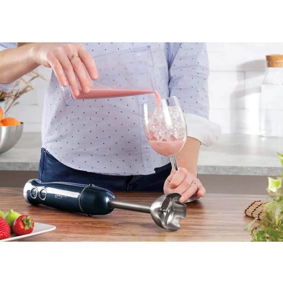 Blender ręczny BerlingerHaus Aquamarine, 500 W, funkcja Turbo, niebieski