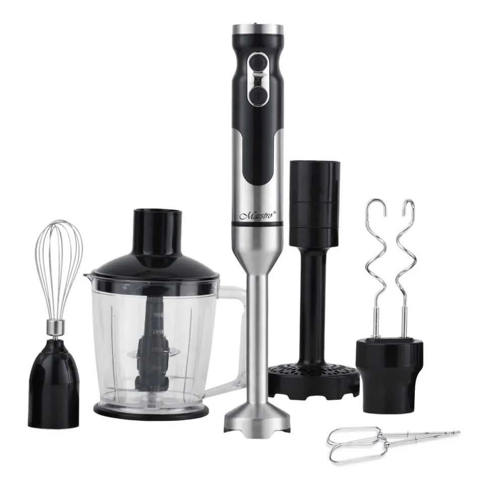 Blender ręczny Maestro MR-567, 1000 W, z akcesoriami, czarny