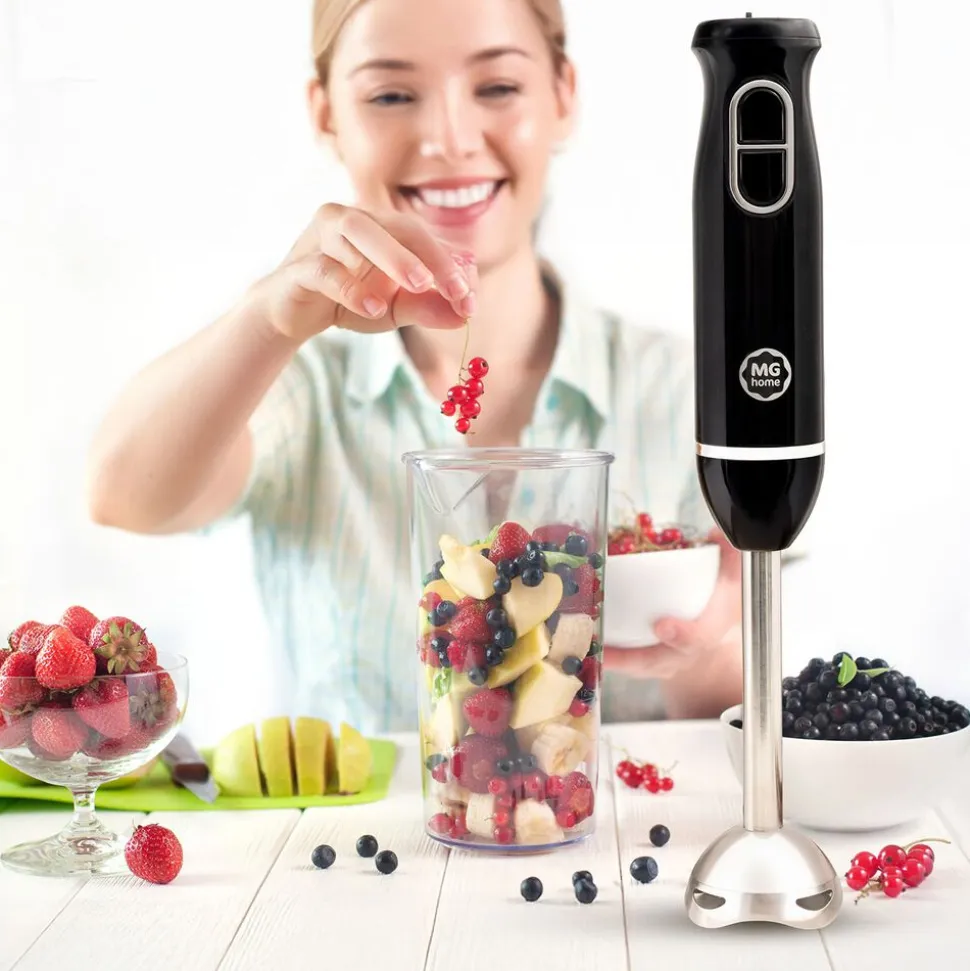 Blender ręczny MG Home, 300 W, funkcja Turbo, czarny