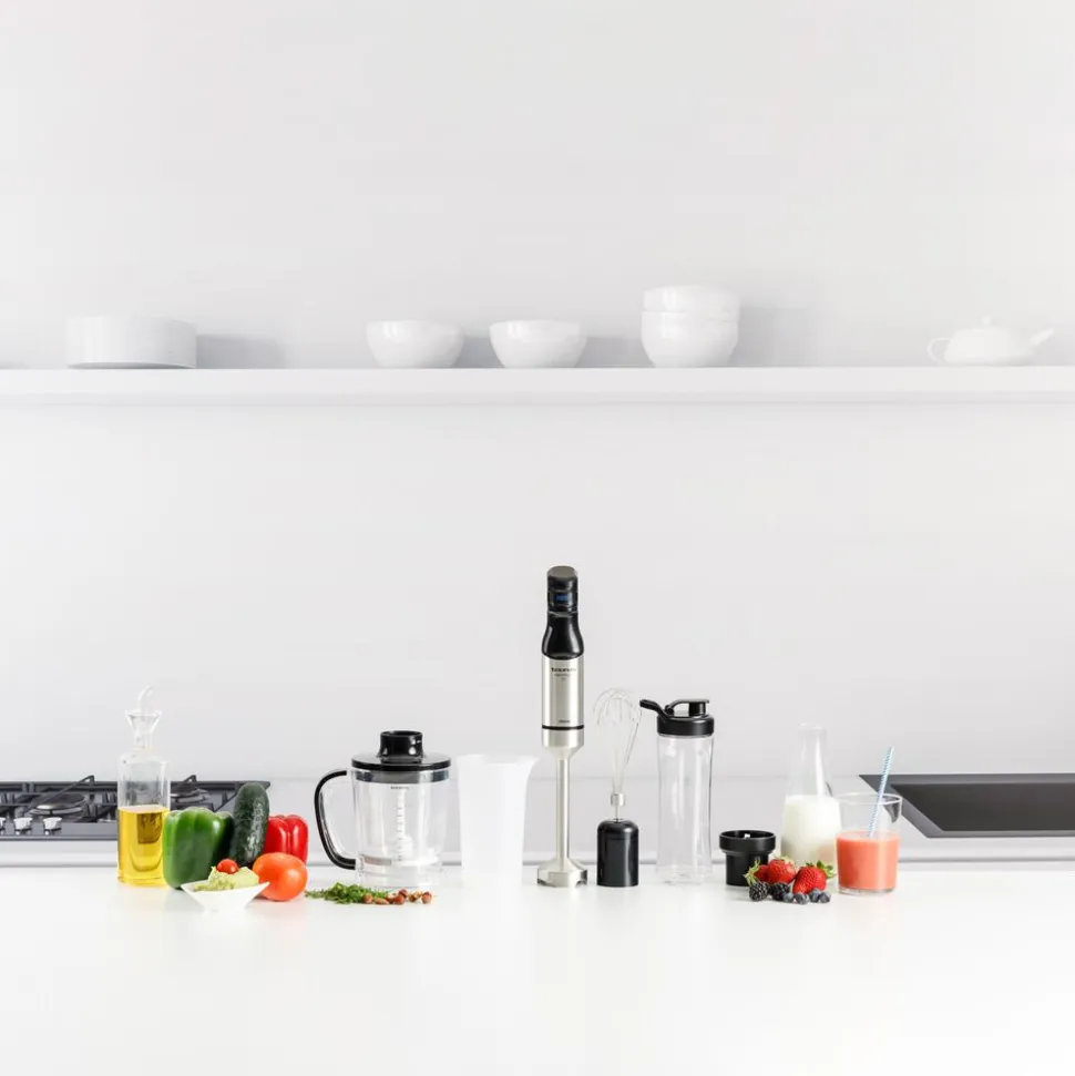 Blender ręczny Taurus HBA1500X Go, 1500 W, z akcesoriami, czarny