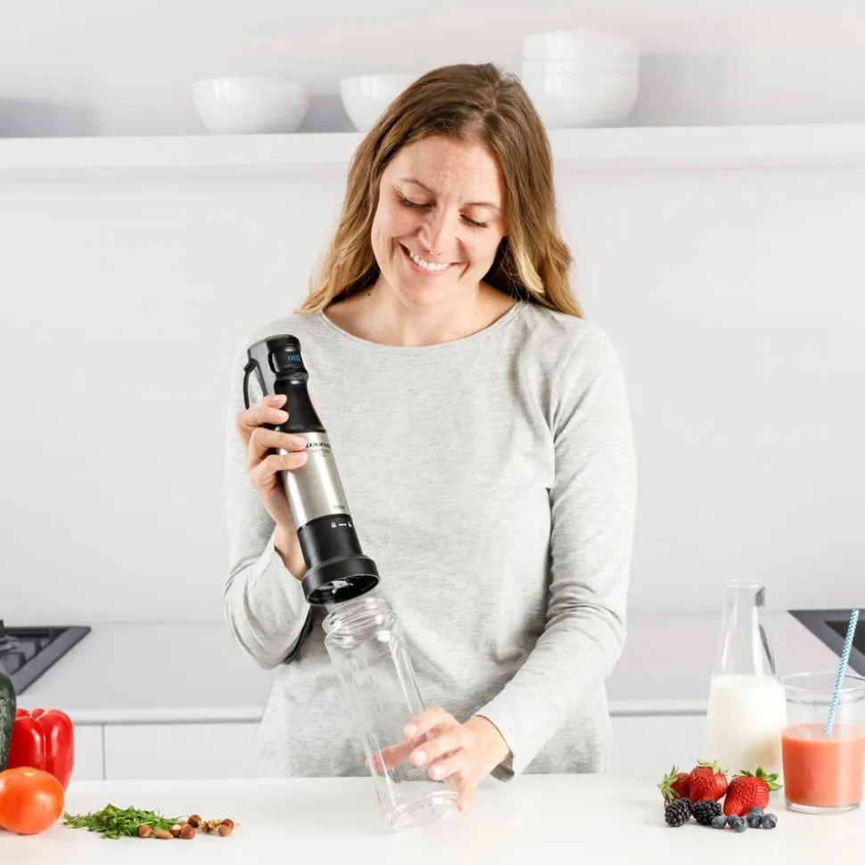 Blender ręczny Taurus HBA1500X Go, 1500 W, z akcesoriami, czarny