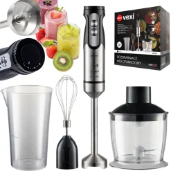 Blender ręczny 3 w 1 Eldom BL250, z akcesoriami, 800-1200 W, czarny
