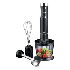 Blender ręczny 3 w 1 Hoffen Expert, z wyświetlaczem, 1000 W, czarny