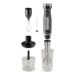 Blender ręczny 4 w 1 Hoffen, 1200 W, 4 końcówki, czarny