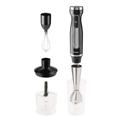 Blender ręczny 3 w 1 Hoffen, z akcesoriami, 1200 W, czarny