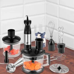 Blender ręczny z zestawem wielofunkcyjnym Lafe MultiBlend Pro, 1000 W, czarny