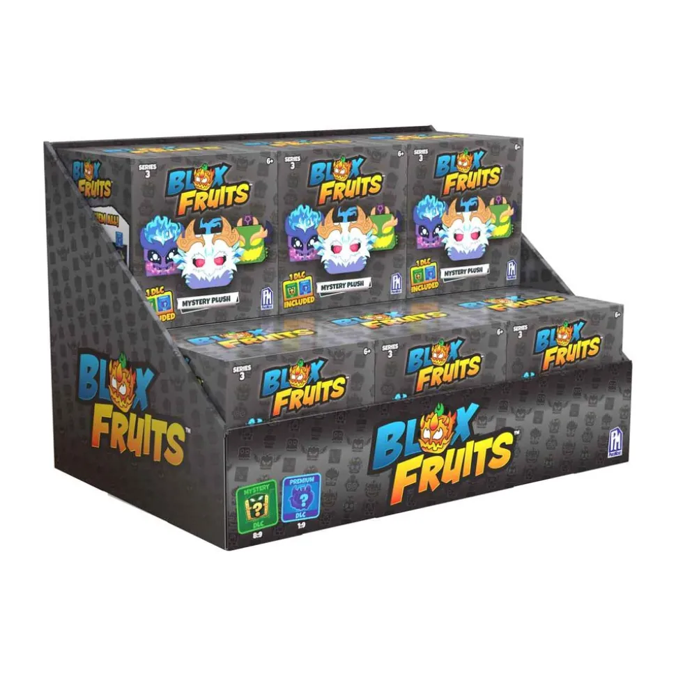 Blox Fruits Seria 3, 3 pluszaki, 10 cm