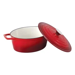 Brytfanna żeliwna MG Home Infinito, 3,9 l, czerwona