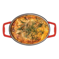 Brytfanna żeliwna MG Home Infinito, 3,9 l, czerwona