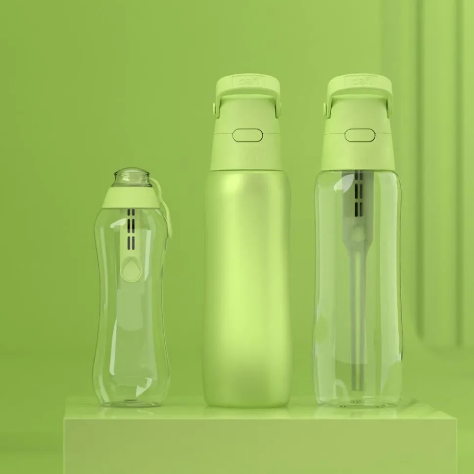 Butelka filtrująca 0,7 l Dafi Solid, 1 wkład, pistacjowa