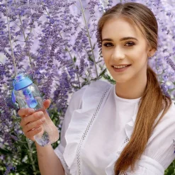Butelka filtrująca 0,7 L SOFT, niebieska, 2 filtry