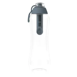 Butelka filtrująca 0,5 L SOFT, szara, 1 filtr w zestawie