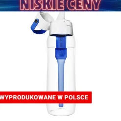Butelka filtrująca Solid 0,7 l z 1 filtrem, niebieska