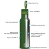 Butelka termiczna Dafi Easy, 490 ml, szałwiowa