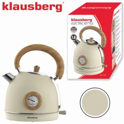 Czajnik elektryczny Klausberg, 1,8 l, 1850-2200 W, z termometrem