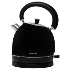 Czajnik elektryczny stalowy Mellerware Spring, 1,8 l, 2200 W, czarny