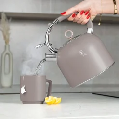 Czajnik ze szklaną pokrywą BerlingerHaus BH/8914, 3 l, taupe