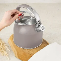 Czajnik ze szklaną pokrywą BerlingerHaus BH/8914, 3 l, taupe