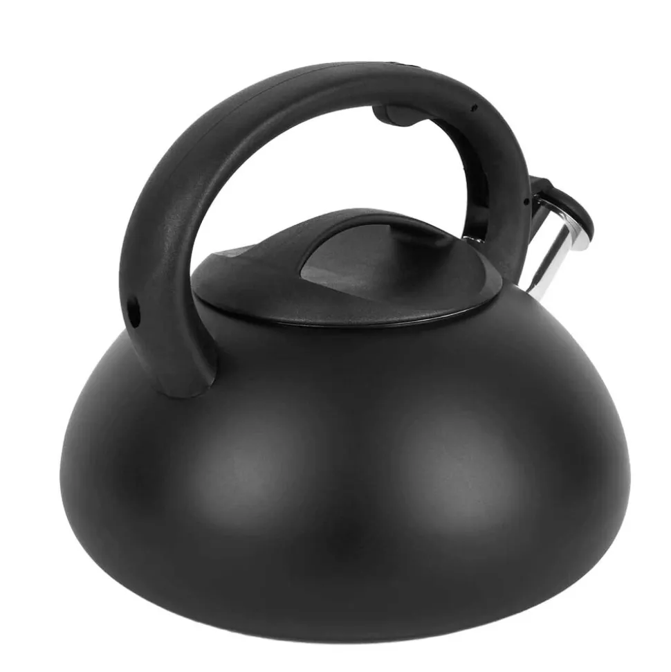 Czajnik z gwizdkiem Tadar Vita, 3 l, stal nierdzewna, czarny