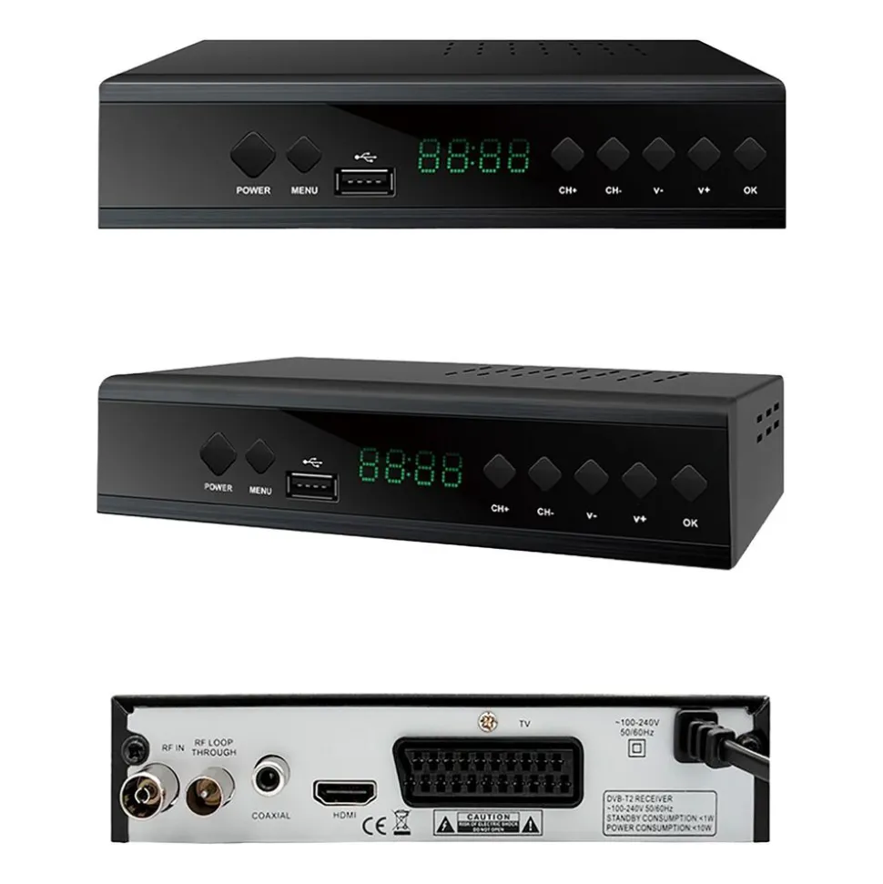 Dekoder telewizji naziemnej HD DVB-T2 HEVC H.265 Extralink