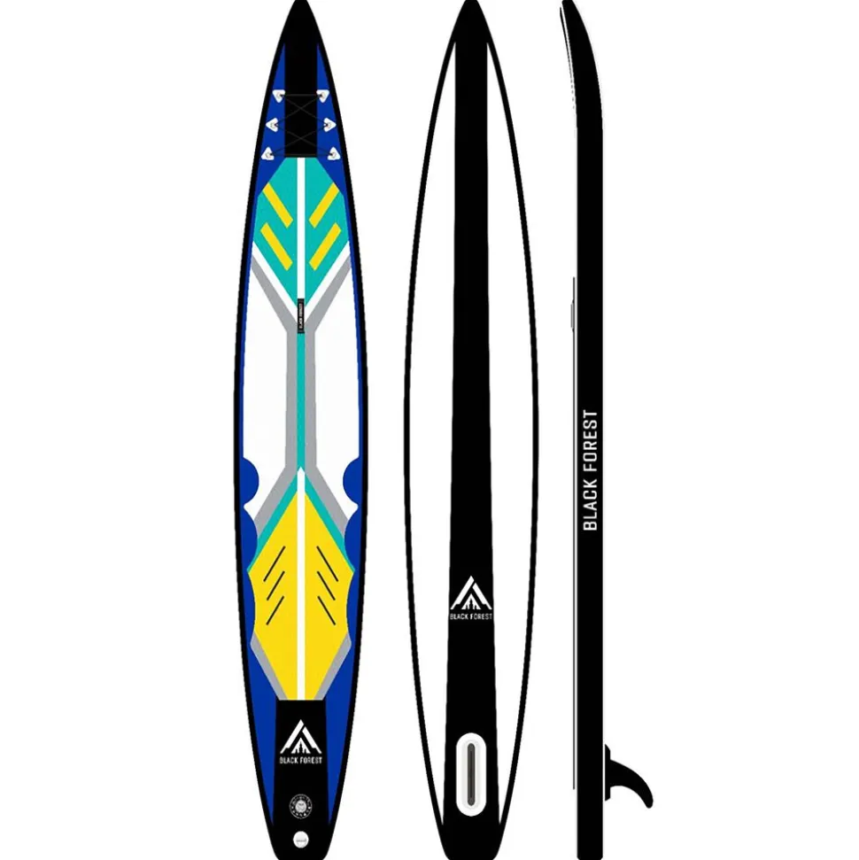 Deska SUP Black Forest, 420 x 71 x 15 cm, z akcesoriami, wielokolorowa