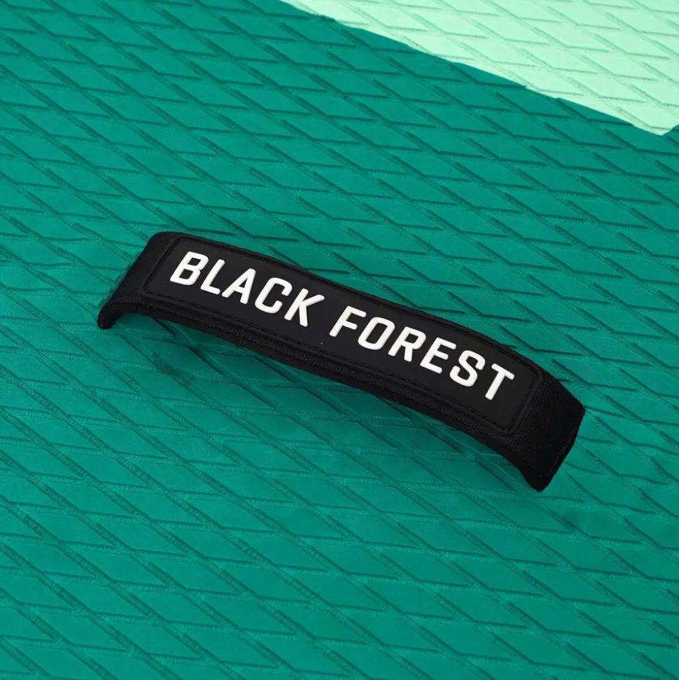 Deska SUP-2016 Black Forest, 320 x 81 x 15 cm z akcesoriami, biało-zielona