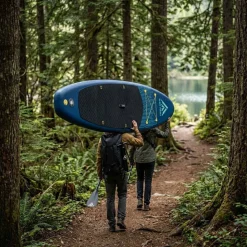 Deska SUP Black Forest, 350 x 81 x 15 cm, z akcesoriami, granatowa