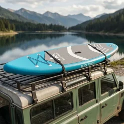 Deska SUP Black Forest, 320 x 81 x 15 cm, z akcesoriami, błękitna