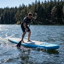 Deska SUP Black Forest, 320 x 81 x 15 cm, z akcesoriami, błękitna