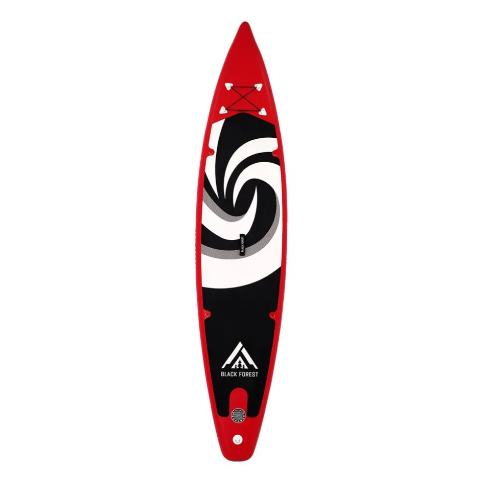 Deska SUP Black Forest, 380 x 79 x 15 cm, z akcesoriami, czerwona