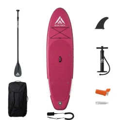 Deska SUP Black Forest, 320 x 78 x 15 cm, z akcesoriami, różowa
