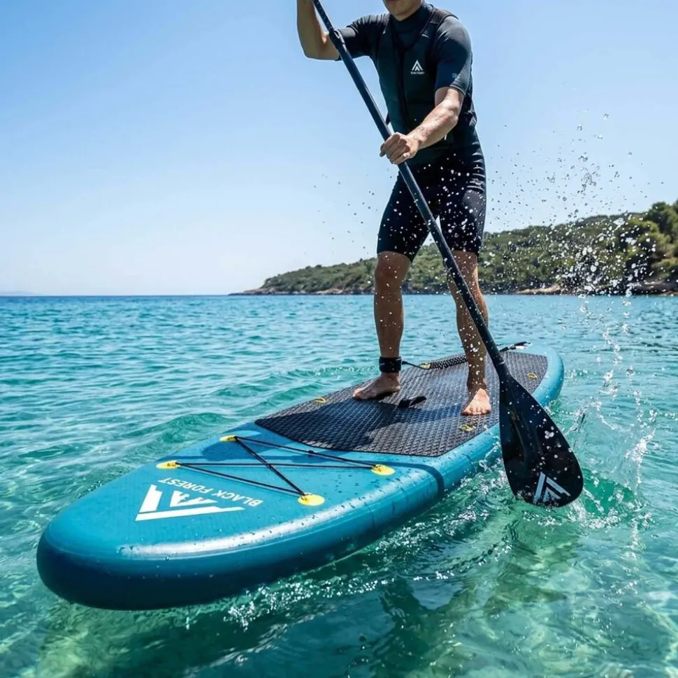 Deska SUP Black Forest, 320 x 78 x 15 cm, z akcesoriami, morska