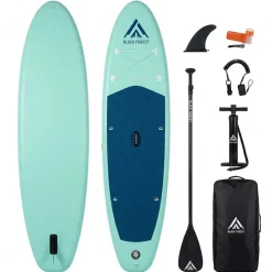 Deska SUP Black Forest, 320 x 78 x 15 cm, z akcesoriami, turkusowa