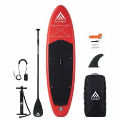Deska SUP Black Forest, 320 x 78 x 15 cm, z akcesoriami, czerwona