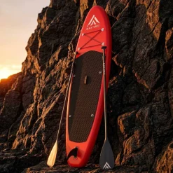 Deska SUP Black Forest, 320 x 78 x 15 cm, z akcesoriami, czerwona
