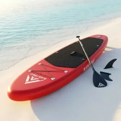 Deska SUP Black Forest, 320 x 78 x 15 cm, z akcesoriami, czerwona