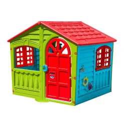 Domek ogrodowy dla dzieci Palplay Maayan, 140 x 111 x 115 cm, trzykolorowy