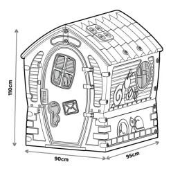 Domek ogrodowy Palplay Twilight Dream House, 95 x 90 x 110 cm, trzykolorowy