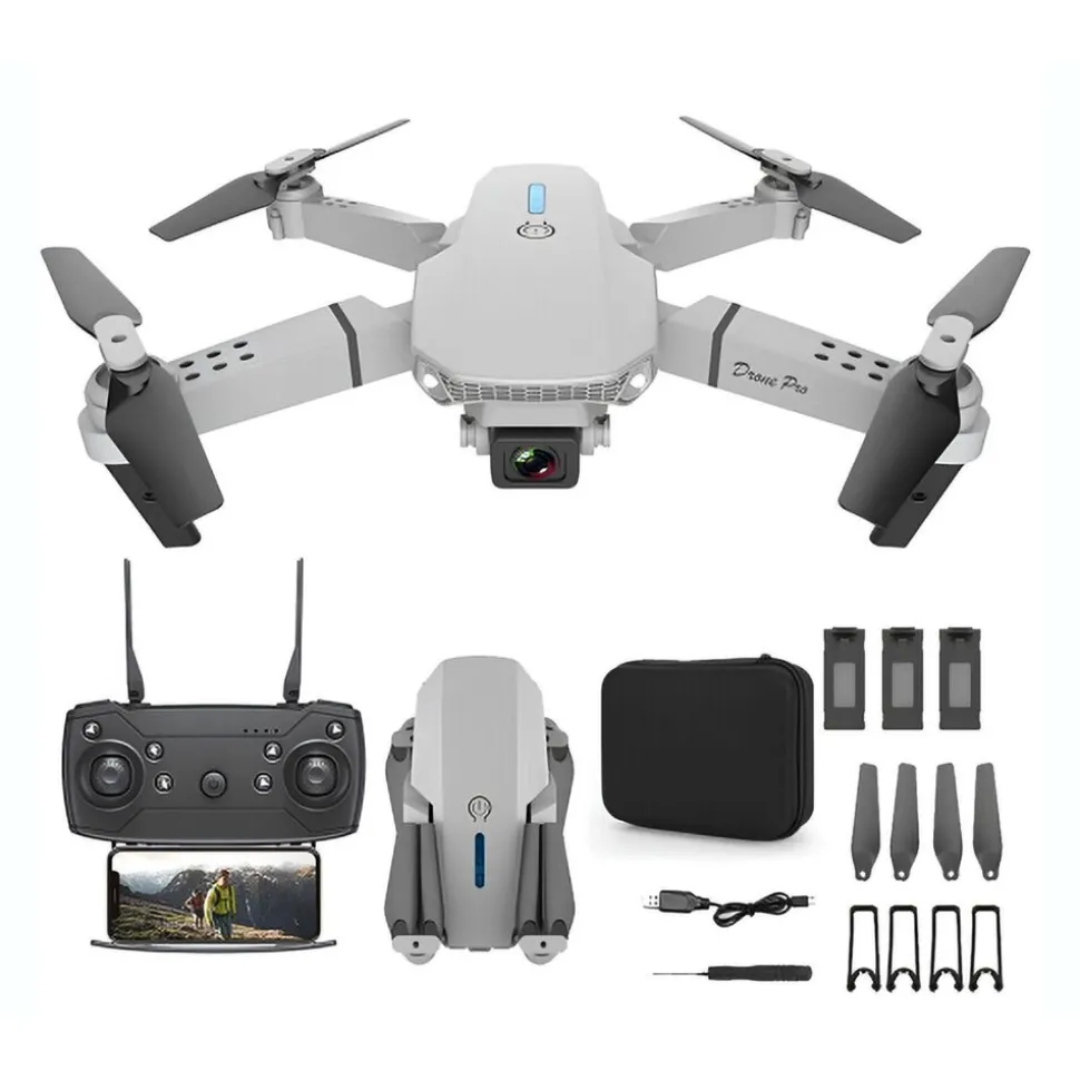 Dron Extralink V8, z akcesoriami i pokrowcem, 3 akumulatory