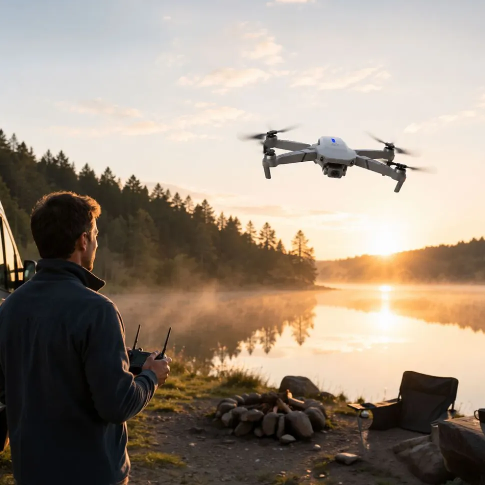 Dron Extralink V8, z akcesoriami i pokrowcem, 3 akumulatory