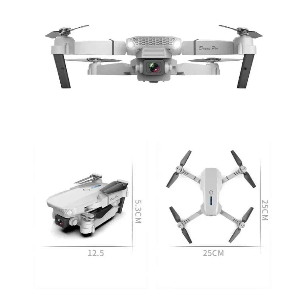 Dron Extralink V8, z akcesoriami i pokrowcem, 3 akumulatory
