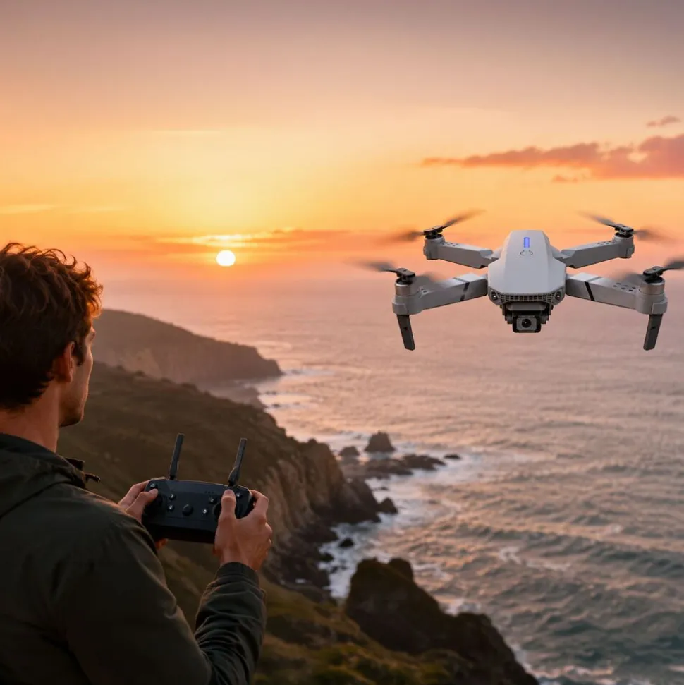Dron Extralink V8, z akcesoriami i pokrowcem, 3 akumulatory