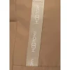 Duża torba materiałowa shopper, beżowa
