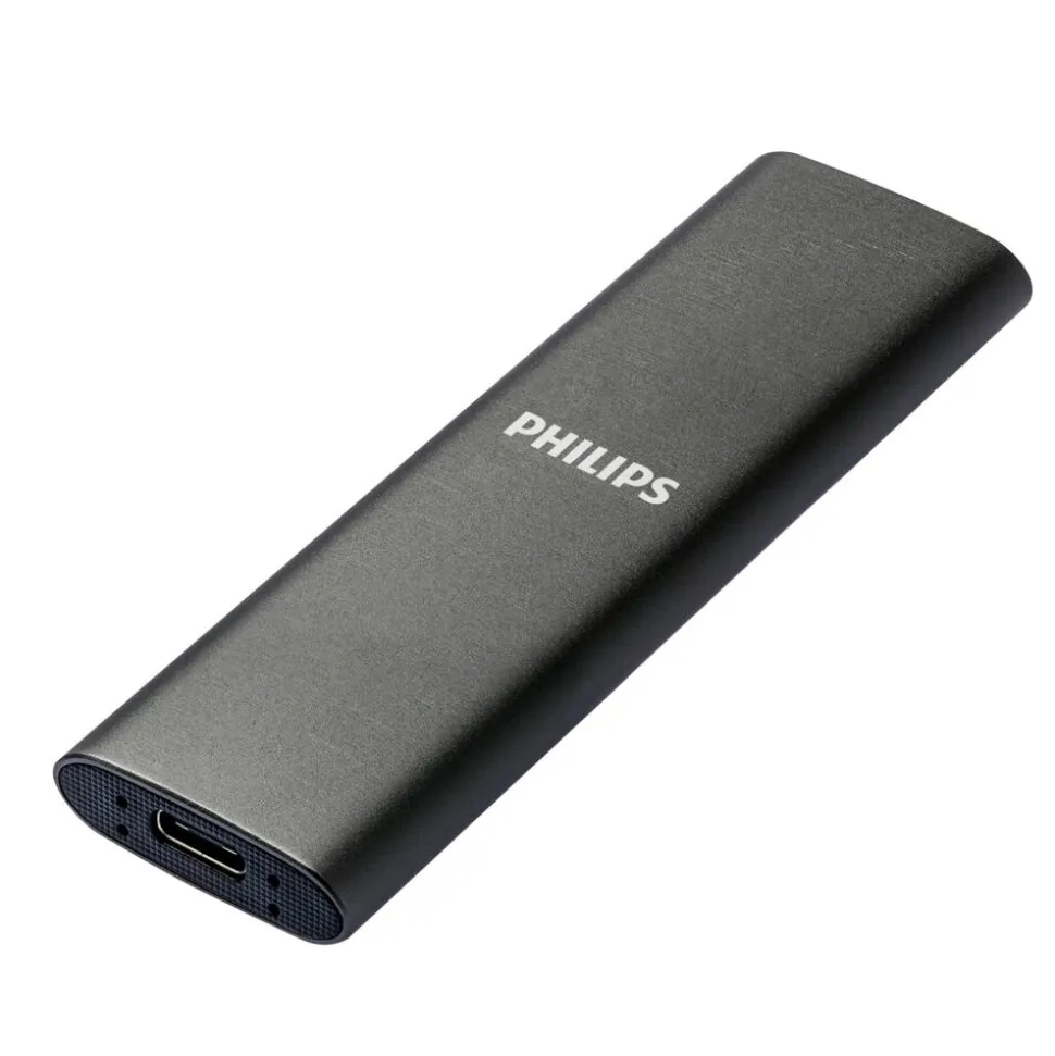 Dysk zewnętrzny SSD Philips Ultra Speed Space Grey 1 TB, szary