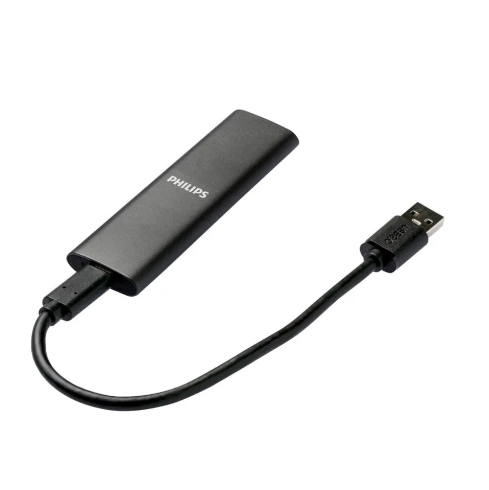 Dysk zewnętrzny SSD Philips Ultra Speed Space Grey 1 TB, szary