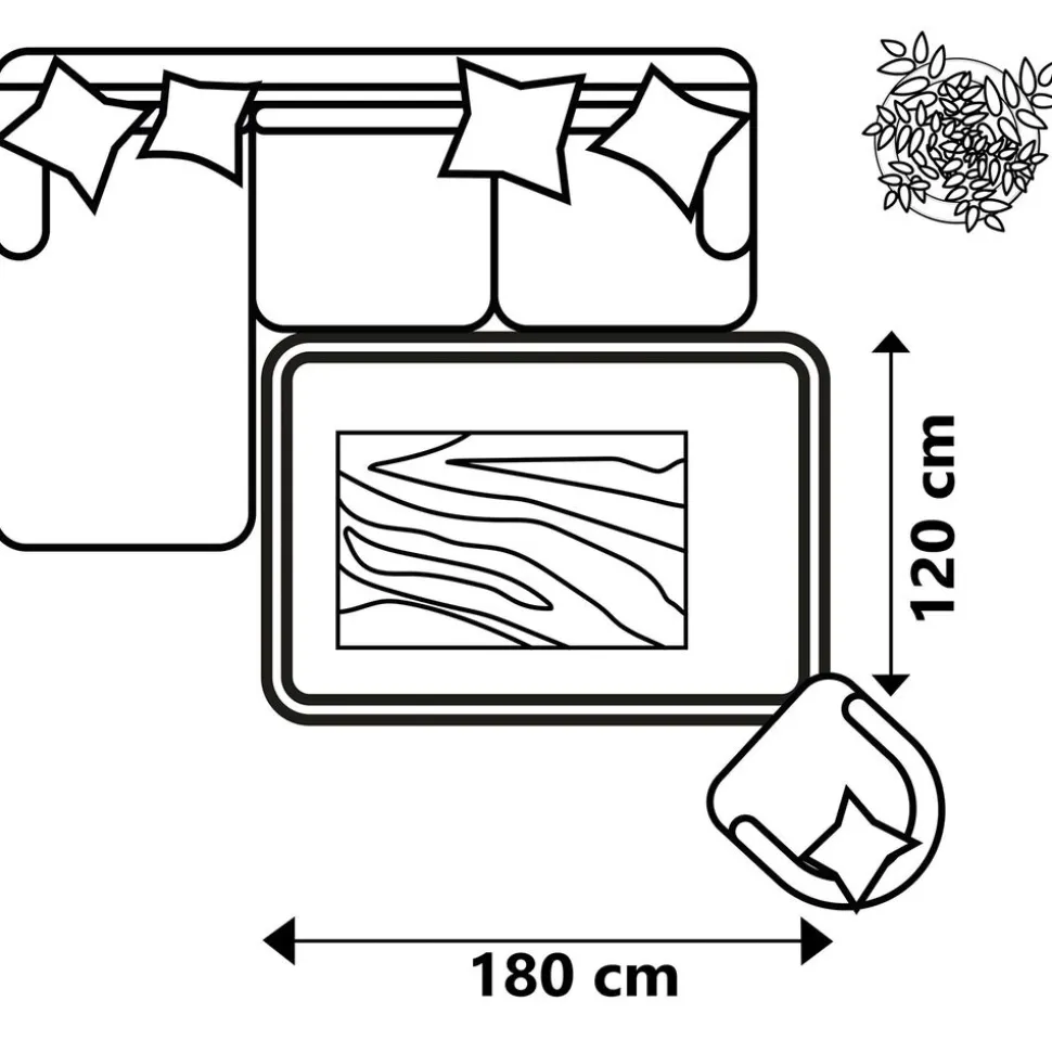 Dywan Multi-decor Avangarde, 120 x 180 cm, turkusowy