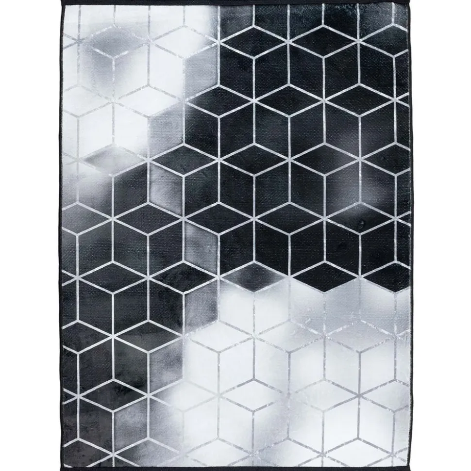 Dywan Multi-Decor Bamboo, 80 x 150 cm, szara geometria