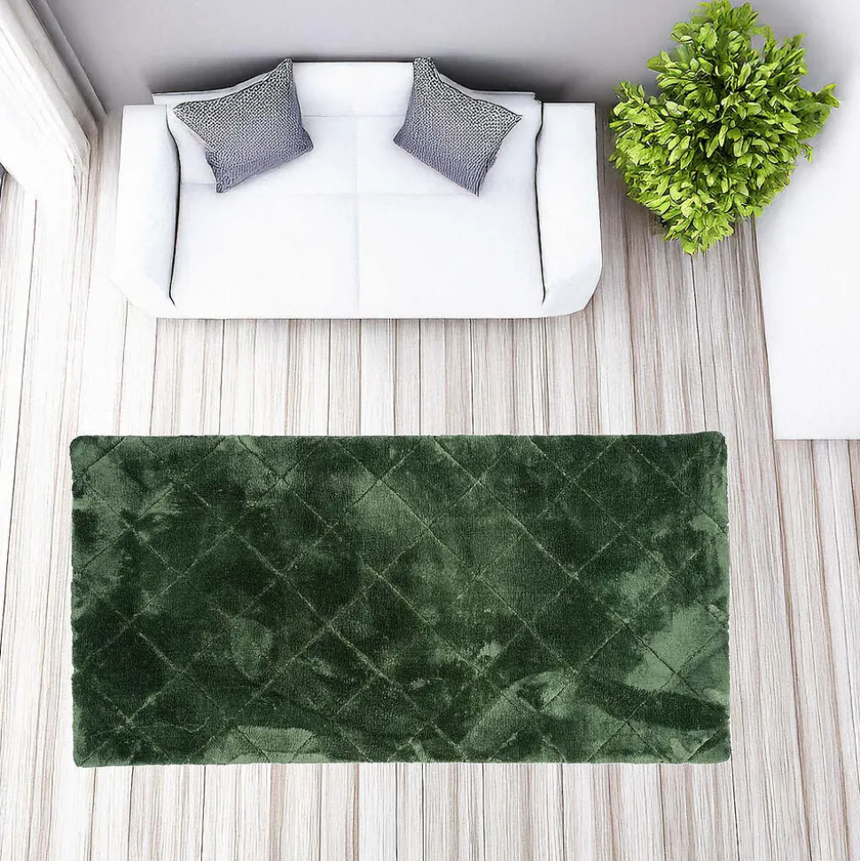 Dywan Multi-Decor Cubic, 120 x 170 cm, kwadraty, zielony