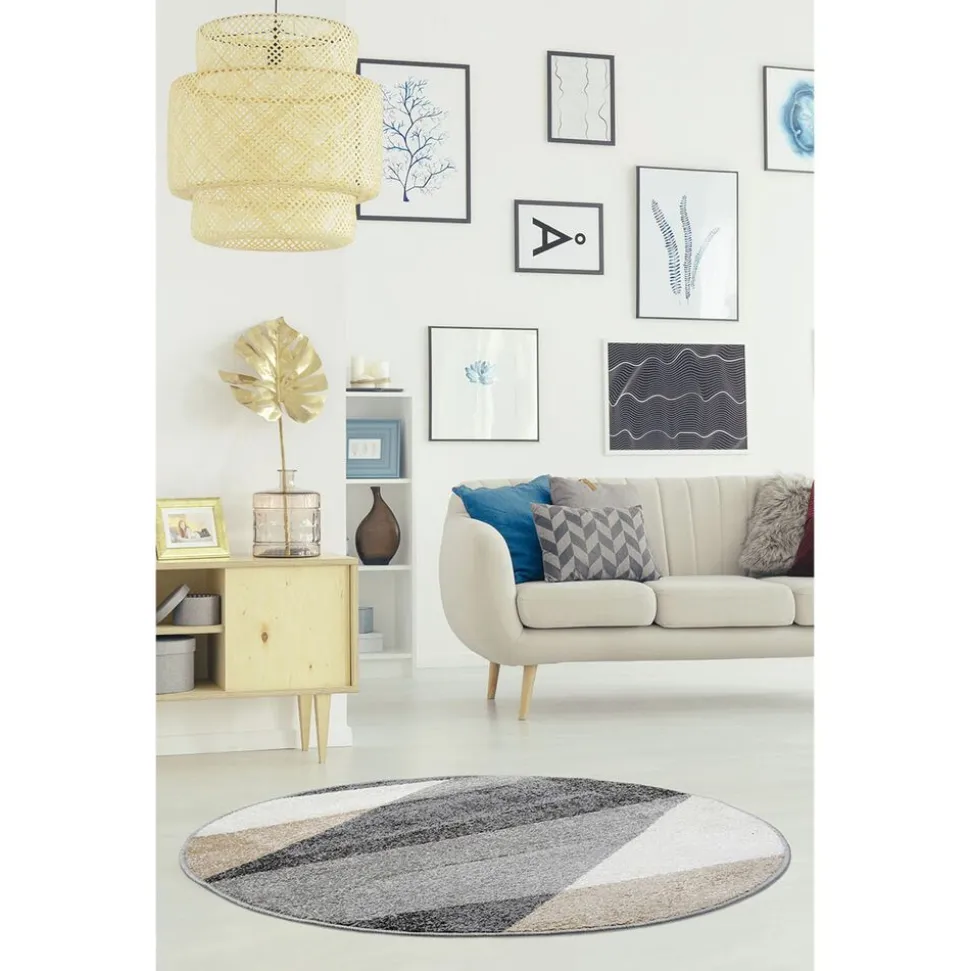 Dywan Multi-Decor Velutto 110 cm, abstrakcja, brązowy