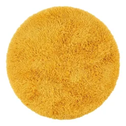 Dywan okrągły Domarex Soft Round, 90 cm, żółty